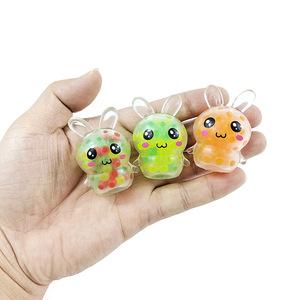 Jincan 2024 Divertido Juguete Antiestrés de Conejo TPR de TikTok, Bola de Alivio de Estrés, Huevo de Pascua Feliz, Lindo Juguete Blandito para Niños y Niñas, Regalo para Niños - Product Image 2
