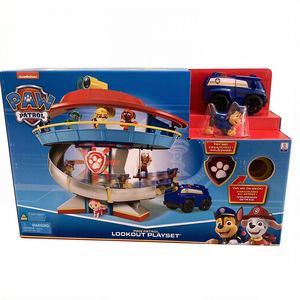 PawPatrol Big Rescue Series Lookout Tower, tout neuf en stock, véhicule de sauvetage pour chiens de <span class=keywords><strong>dessin</strong></span> <span class=keywords><strong>animé</strong></span>, jouets originaux pour enfants, jouets de <span class=keywords><strong>dessin</strong></span> <span class=keywords><strong>animé</strong></span> - Product Image 1