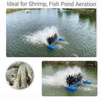 Aérateur à roue à aubes FUTI 750W à haut rendement, 4 en 1, roues à aubes, moteur à aimants permanents, aérateurs pour fermes aquacoles