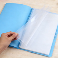 Accessoires de classement Verifed Stationery Supplier : Organiseur de documents A4 à spirale avec pages transparentes pour présentations