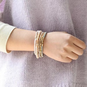 Pulseras de Cuentas de Cristal para Mujer, Pulsera de Cuentas de Cristal Apilable, Pulseras de Cristal Curativas de Piedra Natural - Product Image 2