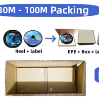 Câble Fibre Optique 8K 5M-200M 4K 60Hz Premium Fin et Flexible 18Gbps HDCP2.2 pour TV, Projecteur, Caméra et Voiture