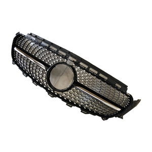 Grille avant de voiture de Style diamant adaptée pour Mercedes Benz <span class=keywords><strong>W213</strong></span> classe E <span class=keywords><strong>E200</strong></span> E250 E300 E350 modèle année 2016-2020 - Product Image 1