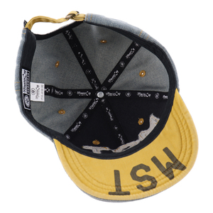 Gorra de béisbol de 6 paneles de algodón puro con apliques lavados personalizados a la moda, sombrero de mezclilla con borde suave estampado - Product Image 5