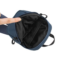 Sac à bandoulière étanche à la mode pour téléphone sac à main croisé sac à dos avec fermeture à glissière doublure en polyester pour hommes et femmes