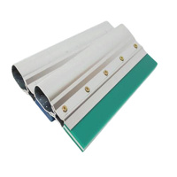 Raclette de sérigraphie à manche en aluminium, barre en aluminium double couche