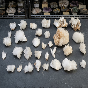 Spécimens minéraux naturels de scolecite, lot de cristaux pour collectionneurs, décoration d'intérieur, cadeau et collection de minéraux - Product Image 2