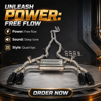   Échappement Catback S58 3.0T pour F97 X3M/F98 X4M, avec silencieux à valve résonnante et commande à distance