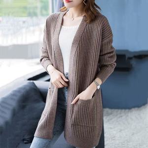 <span class=keywords><strong>Chaqueta</strong></span> Larga Informal para <span class=keywords><strong>Mujer</strong></span> para Otoño, Color Sólido, Tejido <span class=keywords><strong>de</strong></span> <span class=keywords><strong>Punto</strong></span>, Botones, Excelente Capacidad <span class=keywords><strong>de</strong></span> Habla Inglesa, Cárdigan para <span class=keywords><strong>Mujer</strong></span> - Product Image 6