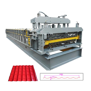 Customized Cold Bending <strong>Machine</strong> IBR Corrugated <strong>CNC</strong> Double Layer Roll <strong>Forming</strong> Equipment <strong>Tile</strong> Roof Making Machinery - Product Image 3