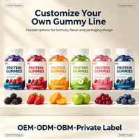 Gummies Protéinés SYC BIO aux Baies Mixtes – Formule de Soutien Quotidien au Bien-être – 60 Unités 180g – Vente en Gros, Marque Privée, OEM