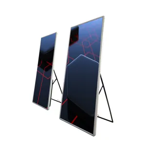 Pantalla LED Digital inteligente P2.5, pantalla LED mágica de pie para interior