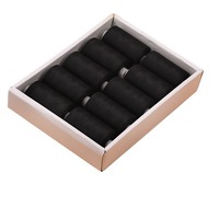 Youus benang mesin jahit rumah tangga benang poliester warna kustom gulungan kecil DIY 402 benang jahit grosir