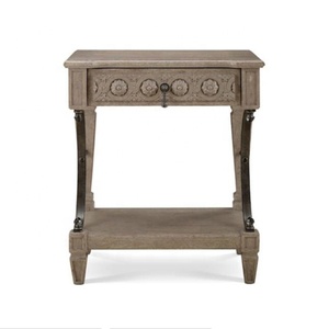 High Quality American Country Traditional Solid Wood <strong>Oak</strong> 3 Drawer <strong>Bedside</strong> <strong>Table</strong> Nightstand Luxury - Product Image 4