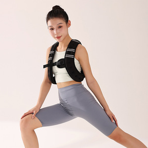 <span class=keywords><strong>Gilet</strong></span> <span class=keywords><strong>lesté</strong></span> unisexe réglable pour l'entraînement physique, la course à pied, la randonnée et les sports - Product Image 1