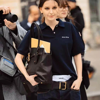 Sac à main de créateur en cuir de haute qualité Sac fourre-tout en cuir de vache Sac à bandoulière tendance de grande capacité pour femmes