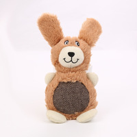Populaire écologique chien dents nettoyage jouets à mâcher mignon Animal en peluche interactif fournitures pour animaux de compagnie pour chiens chats 5cm Nylon plastique