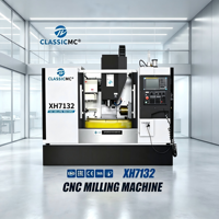 Machine de fraisage CNC à guidage linéaire haute efficacité XH7132 pour le traitement de précision des petits connecteurs automobiles