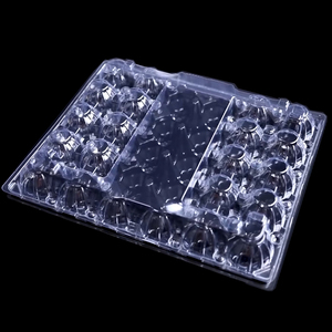 30-lỗ đầy màu sắc Pet nhựa khay trứng chống sốc vỉ bao bì thùng carton đẹp hiển thị của trứng - Product Image 6