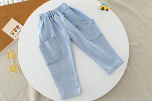 Veste à capuche, T-shirt en coton, pantalon et haut, pour petites filles, ensemble 3 pièces, style européen et américain, automne 2022 - Product Image 6