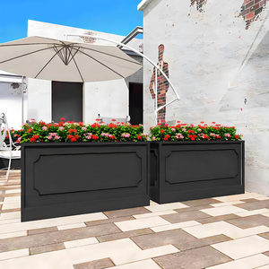 Las cajas de macetas de acero inoxidable anticorrosión personalizables son adecuadas para balcones Gazebos Patios y áreas de hoteles - Product Image 4