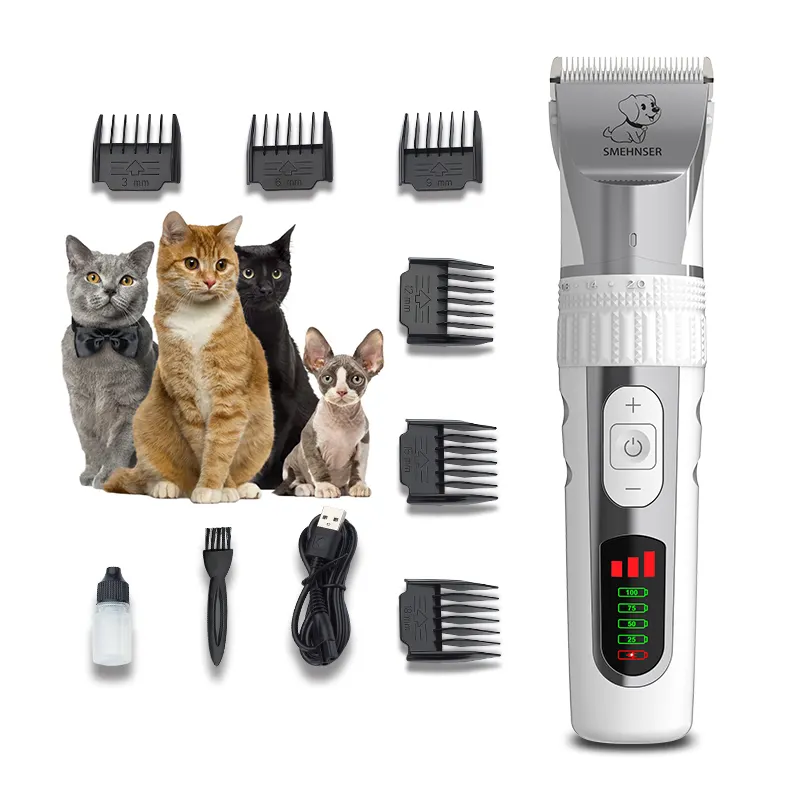 Atacado Cordless Professional animal Hair Trimmer Dog Pet Hair pet fornecimentos Para cão