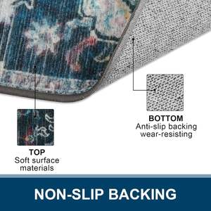 2025 New Arrival Retro Distressed <b>Indoor</b> Door <b>Mat</b> Non-Slip Entrance Rug Quick Absorbent <b>Welcome</b> <b>Mats</b> for Home Kitchen 20\" X 32\" + Door - Product Image 6