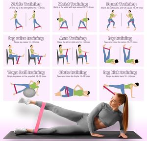 Bandes de Résistance Élastiques en Latex Personnalisables avec Logo, Mini Boucles Portables pour Exercices de Fitness et Étirements - Product Image 2