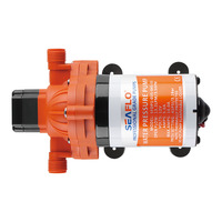 Pompe à diaphragme électrique SEAFLO 12V 24V DC 3GPM 45PSI 220V 110V pour la maison, la marine, les camping-cars et les jardins, pompe à eau 12 volts