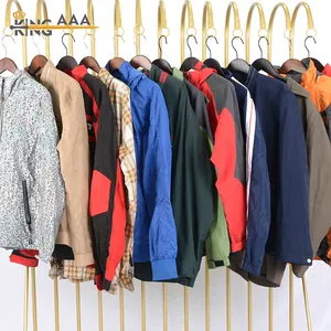 uk men mixed windbreaker jacket man thrift clothes branded second hand clothing bale clothes used clothes in bales