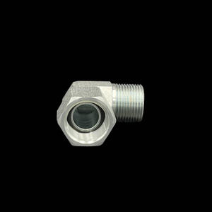 Raccord de tuyau d'huile droit 90° droit pour carter d'huile, filetage impérial, conversion interne/externe, type C, joint conique 60, 2B9 - Product Image 2