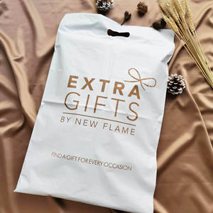 Self Seal Poly Mailing Bags Custom Logo White Personalised Shipping Bags Clothing Business Plastic Carrier <b>Pouch</b> with Handle - Product Image 4