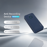 Dispositif portable de protection de la confidentialité audio, télécommande, bloqueur d'enregistrement ultrasonique silencieux pour bureau, salle de réunion, OEM