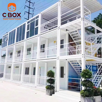 Cbox Maison Conteneur Modulaire Préfabriquée Multi-Modules pour Logement du Personnel, Hébergement des Travailleurs, Camps et Dortoirs
