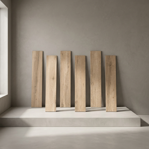 Baldosas de Porcelana con Aspecto de Madera Mate Royal Wood White de 20x120cm, Baldosas de Madera Clara para Interiores - Product Image 3