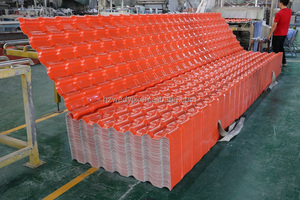 Machine de fabrication de tuiles en plastique, Machine d'extrusion de tuiles en résine synthétique émaillée ASA PVC - Product Image 5