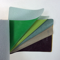 Tissu en similicuir gris foncé de 0,9 à 1,0 mm, cuir Nappa pour housses de siège de voiture, cuir gaufré