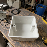 78mmx78mm Kundenspezifische Farbe ABS-Kunststoff PVC IP65 86-Typ Anschlussdose Elektrische Verkabelungszubehör Wandmontage-Steckdose