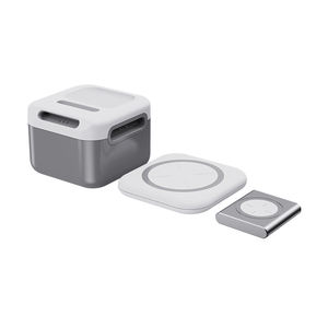 Cargador Inalámbrico Magnético de 15W al por Mayor de Fábrica para <span class=keywords><strong>iPhone</strong></span> 17 16 15, para <span class=keywords><strong>Airpods</strong></span> Pro 3/2, para Apple Watch, Base de Carga de Escritorio - Product Image 4