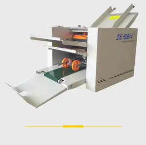 TEBAK-Máquina de plegado de papel con instrucciones eléctricas de escritorio, máquina dobladora de papel, máquina dobladora de papel,/4