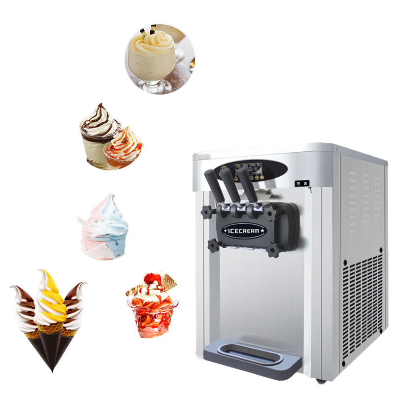 3 Flavor Soft Ice Cream Maker
