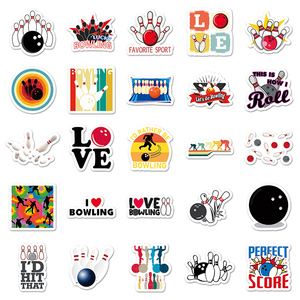 50 Uds. Paquetes de pegatinas de bolos de grafiti impermeables de vinilo deportivo de alta calidad para niños, portátil, monopatín, equipaje - Product Image 4