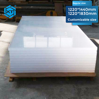 Panneau en acrylique transparent pour aquarium de grande taille, épaisseur 150 mm, 1220*1830 mm, surface solide en perspex