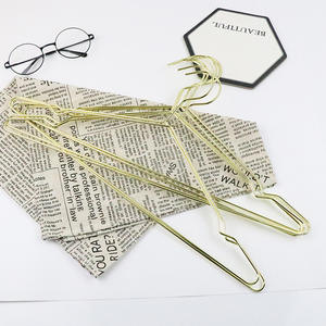 ローズゴールドプレミアムステンレス鋼ランドリーコートハンガー金属ワイヤー布服用高級スーパーマーケット用品 - Product Image 5