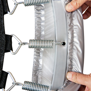 Venta al por mayor barato trampolín de gimnasia 36 pulgadas interior colorido Bungee <span class=keywords><strong>Mini</strong></span> niños 4 vías plegable trampolín de plata para niños - Product Image 5