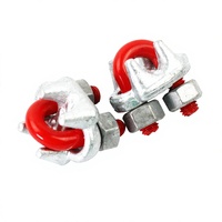 Malleable Steel Wire Rope Clip U Bolt Cable Clamp Galvanized Steel Wire Rope Clips Malleable Iron Wire Rope Clamp for Lifting