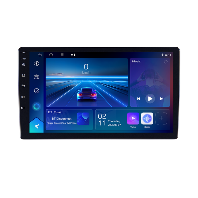 Car Multimedia Player 2 Din 7" 9" 10" Android 14 Stereo RAM 4GB 64GB ROM BT FM Digital Signal Processor Radio Para Car Video