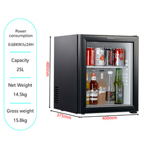 25L Single Door Portable Mini Energy Saving <strong>Redbull</strong> Beer Chiller for Hotels UK Air Cooling Table Top <strong>Fridge</strong> Freezers - Product Image 3