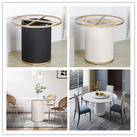 Pieds de table modernes en métal personnalisables, support de bureau, pour table de salon, table à manger, table basse, étagère, plaque de pied en roche