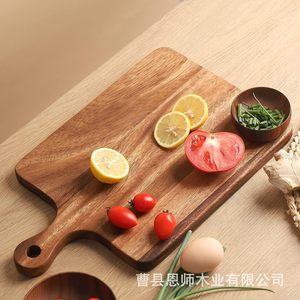 Tabla de Cortar de Madera de Acacia, 33x20x1.5 cm, Rectangular, Madera Maciza, para Cocina, Uso Doméstico - Product Image 3